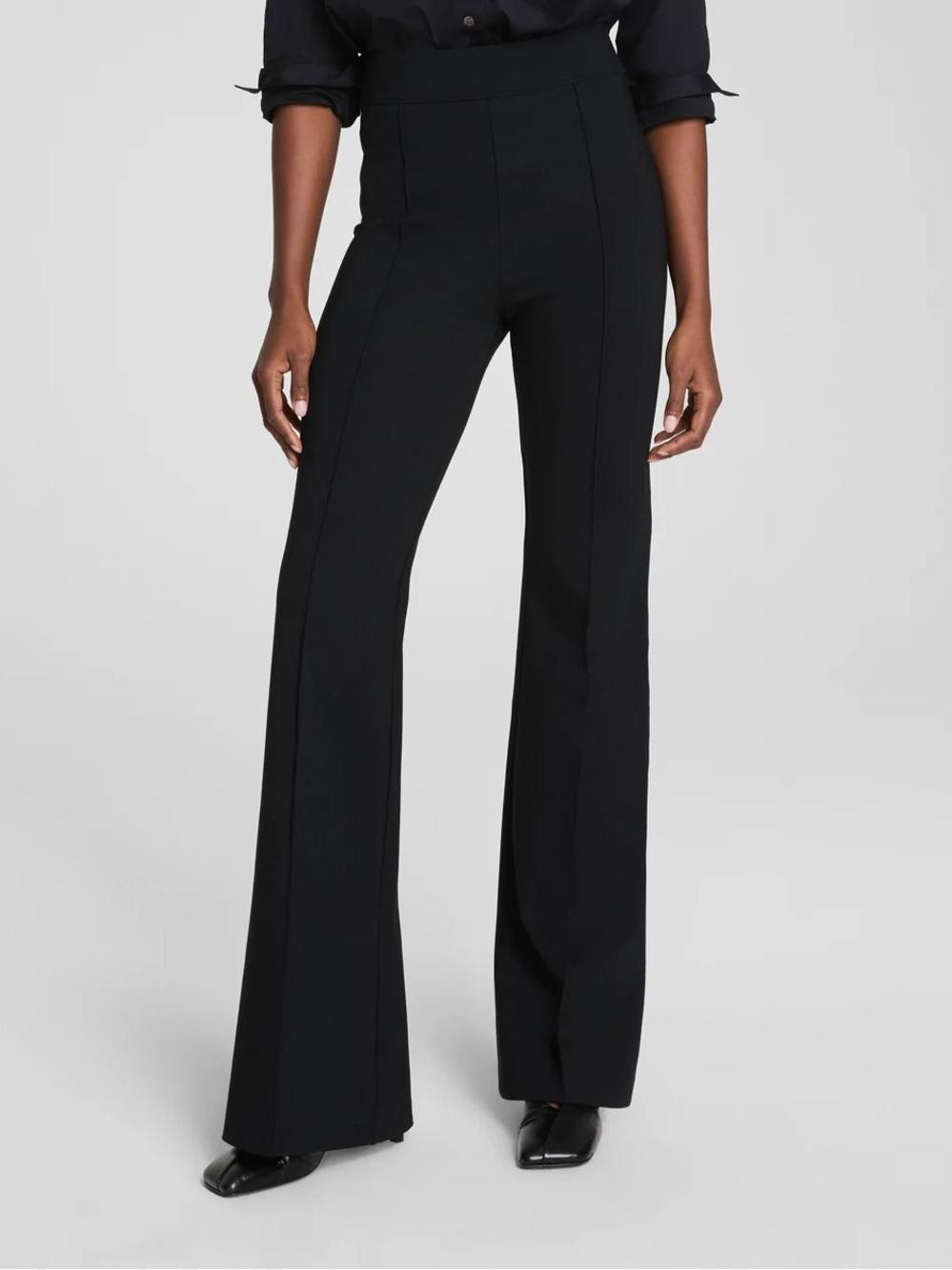 SPANX Ponte Flare Leg Pants Size Large High Rise 32” Inseam